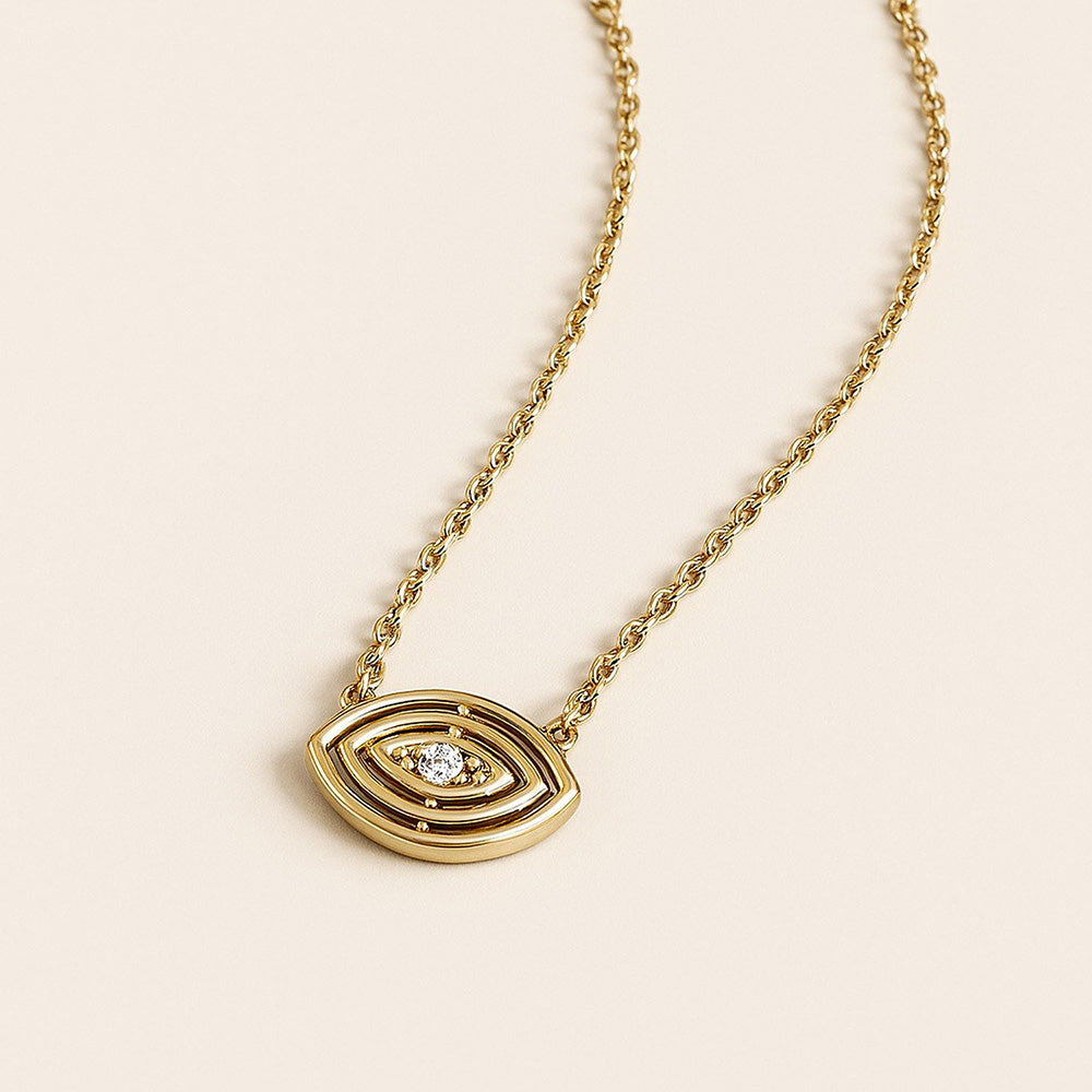 ANUSHKA JAIN JEWELLERY Basic Evil Eye Necklace