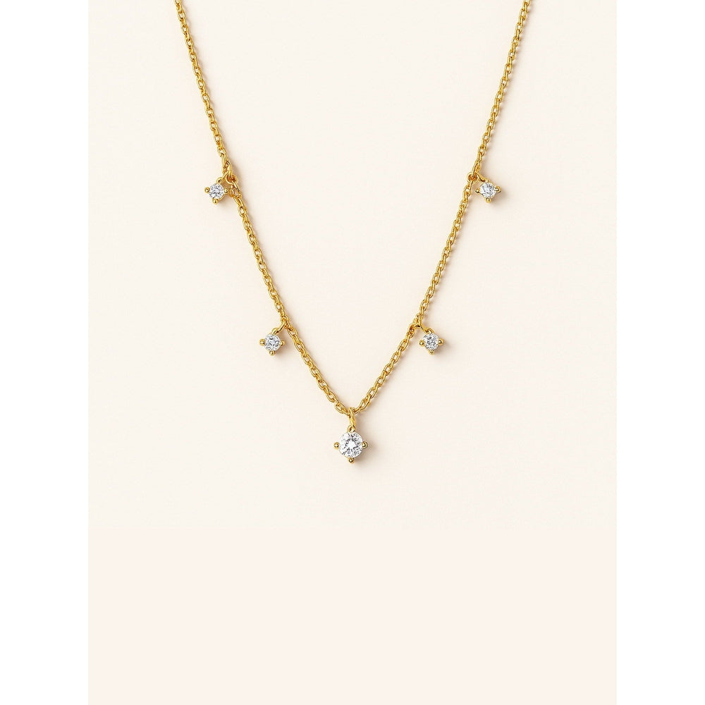 ANUSHKA JAIN JEWELLERY Drop Diamond Necklace