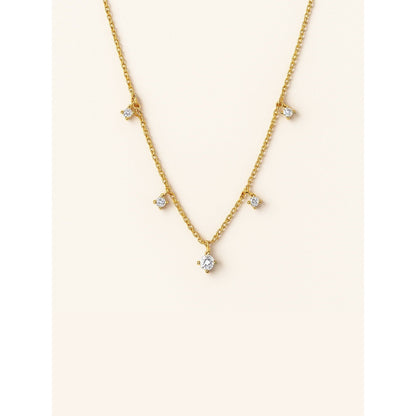 ANUSHKA JAIN JEWELLERY Drop Diamond Necklace