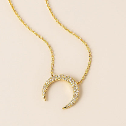 ANUSHKA JAIN JEWELLERY Horseshoe Diamond Necklace