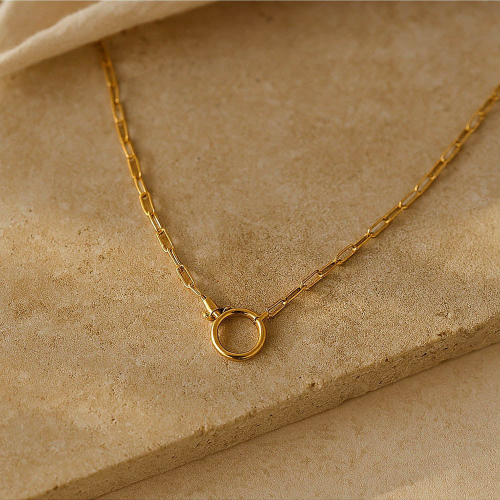 ANUSHKA JAIN JEWELLERY Open Lock Necklace