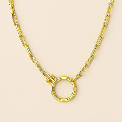 ANUSHKA JAIN JEWELLERY Open Lock Necklace