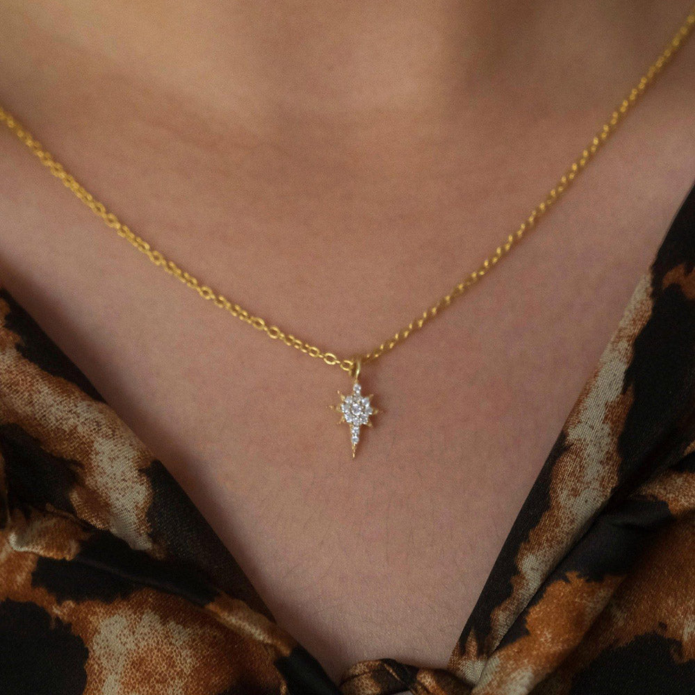 ANUSHKA JAIN JEWELLERY Studded North Star Necklace