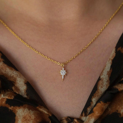 ANUSHKA JAIN JEWELLERY Studded North Star Necklace