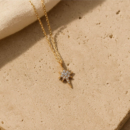 ANUSHKA JAIN JEWELLERY Studded North Star Necklace