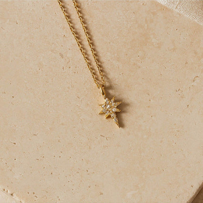 ANUSHKA JAIN JEWELLERY Studded North Star Necklace