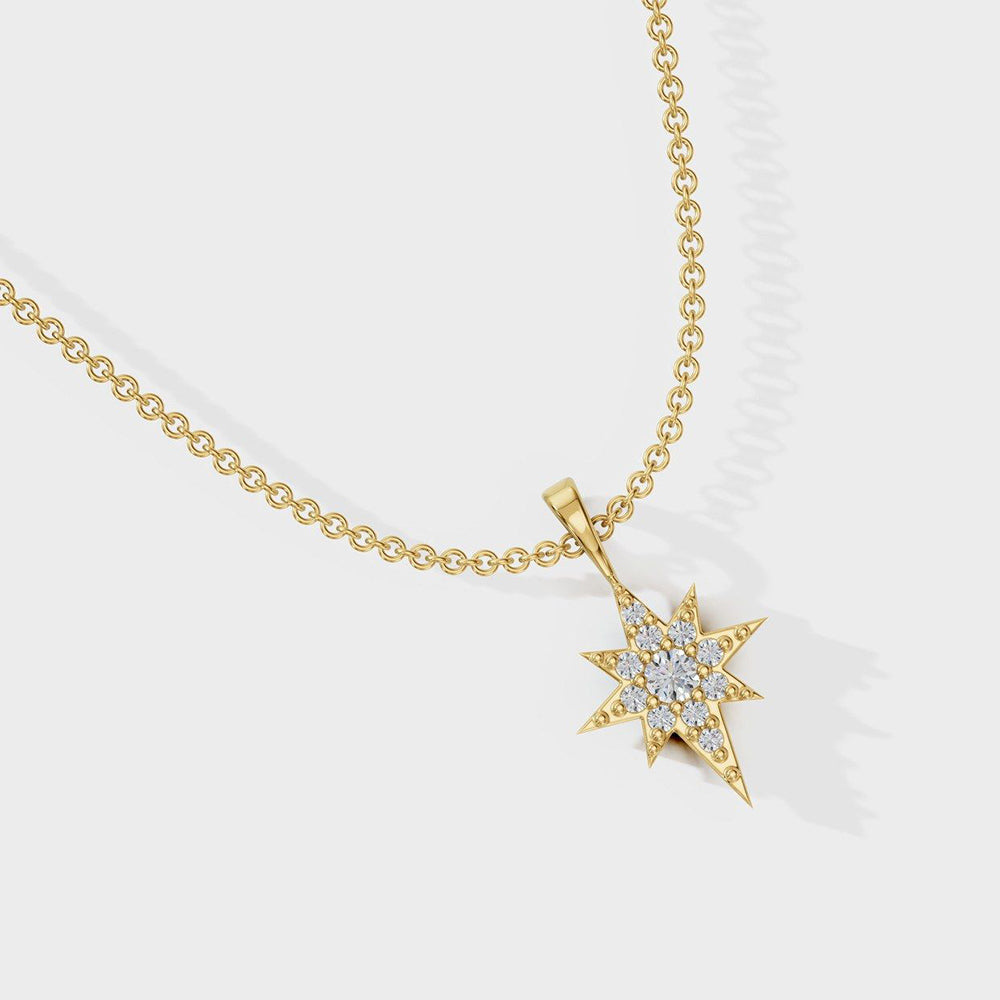 ANUSHKA JAIN JEWELLERY Studded North Star Necklace