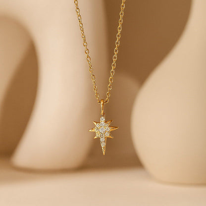 ANUSHKA JAIN JEWELLERY Studded North Star Necklace