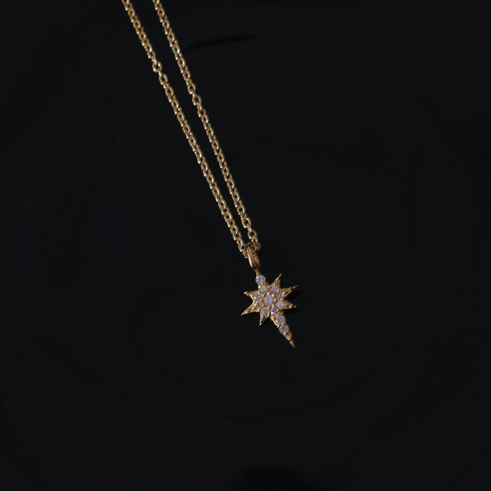 ANUSHKA JAIN JEWELLERY Studded North Star Necklace