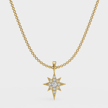 ANUSHKA JAIN JEWELLERY Studded North Star Necklace