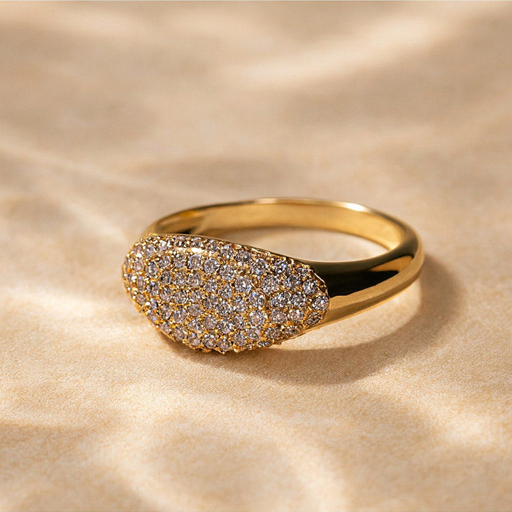 ANUSHKA JAIN JEWELLERY Oval Signet Ring