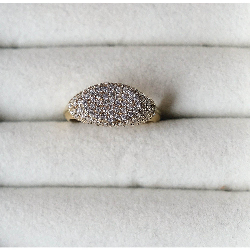 ANUSHKA JAIN JEWELLERY Oval Signet Ring