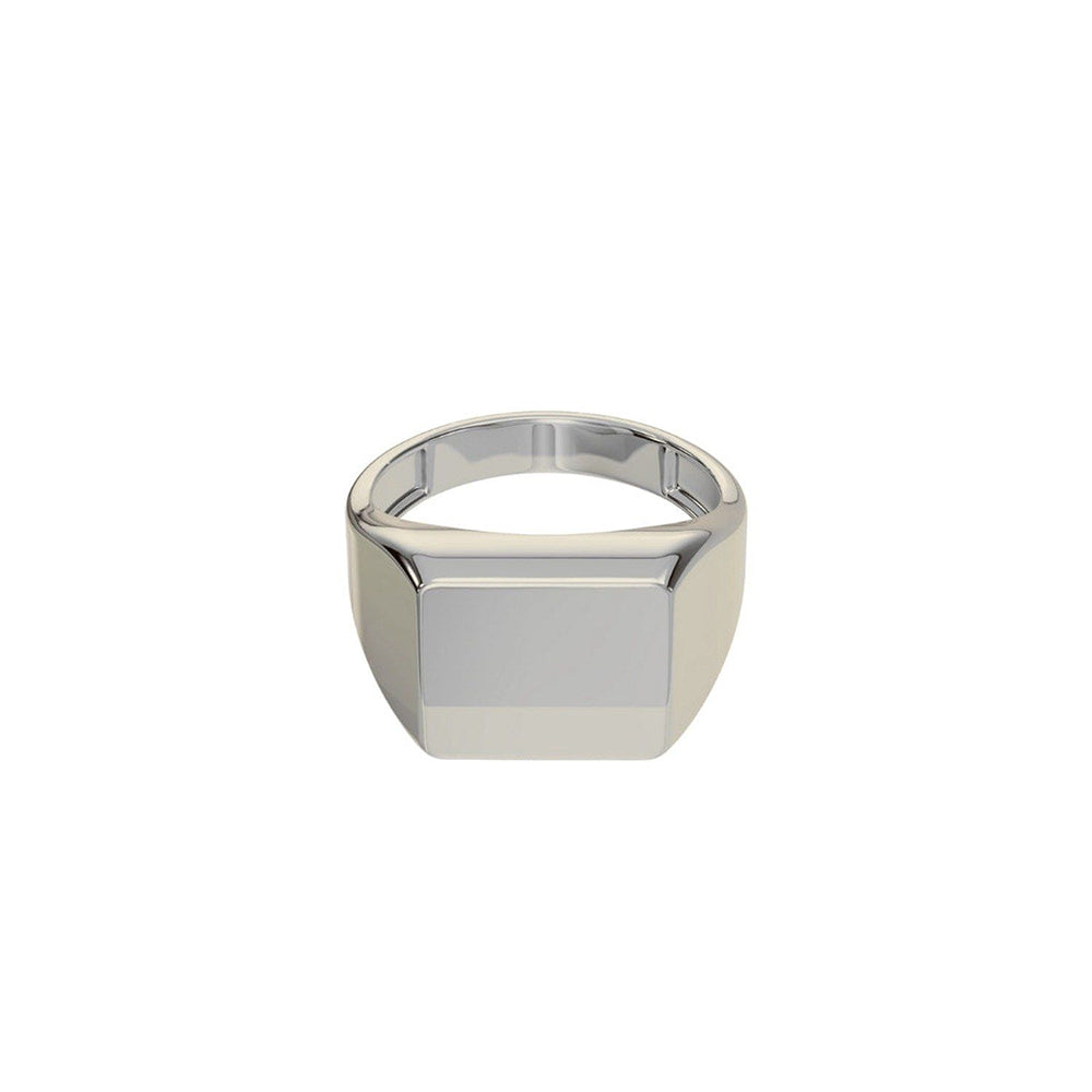 ANUSHKA JAIN JEWELLERY Square Signet Ring