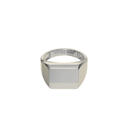 ANUSHKA JAIN JEWELLERY Square Signet Ring