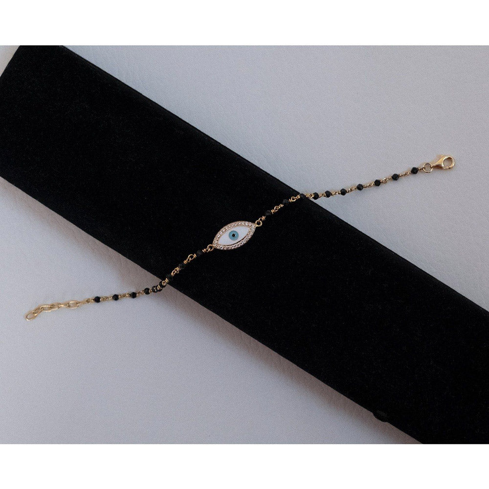 ANUSHKA JAIN JEWELLERY Evil Eye Manglasutra Bracelet