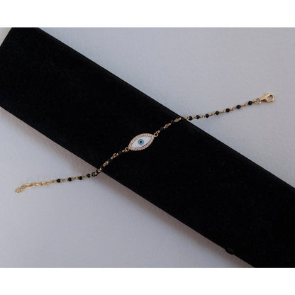 ANUSHKA JAIN JEWELLERY Evil Eye Manglasutra Bracelet