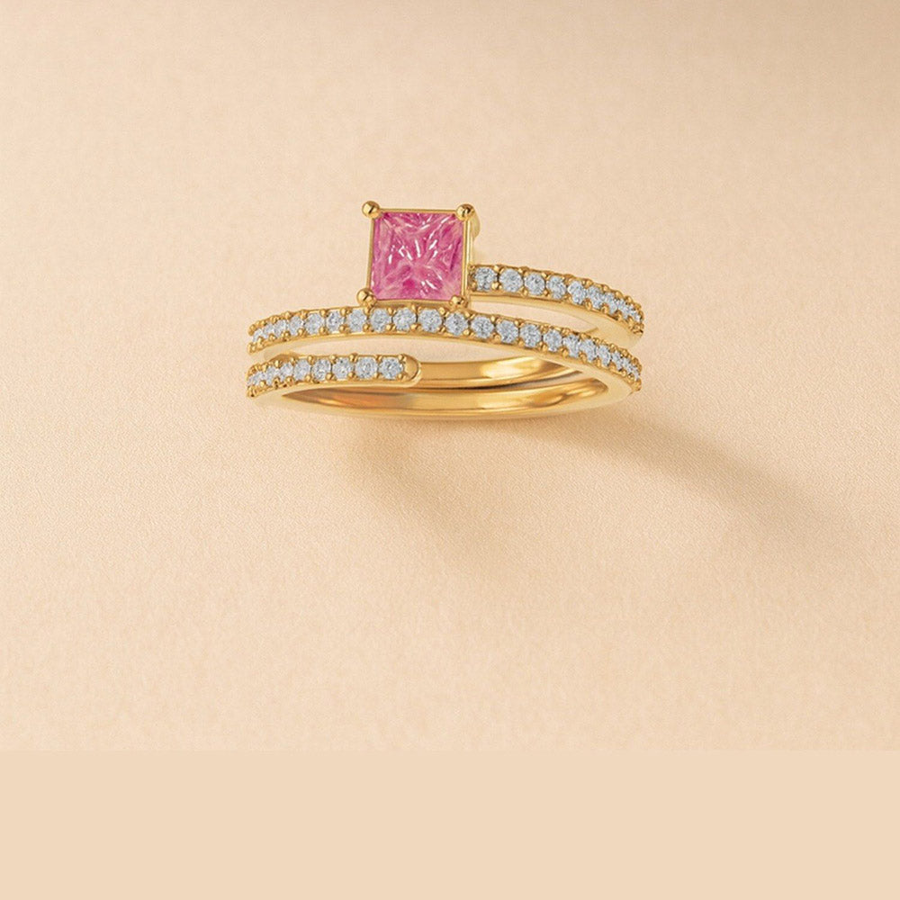ANUSHKA JAIN JEWELLERY Blush Spiral Ring
