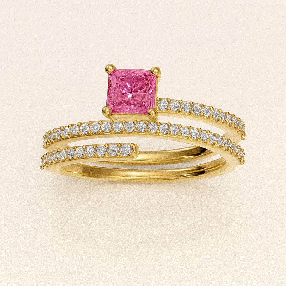 ANUSHKA JAIN JEWELLERY Blush Spiral Ring
