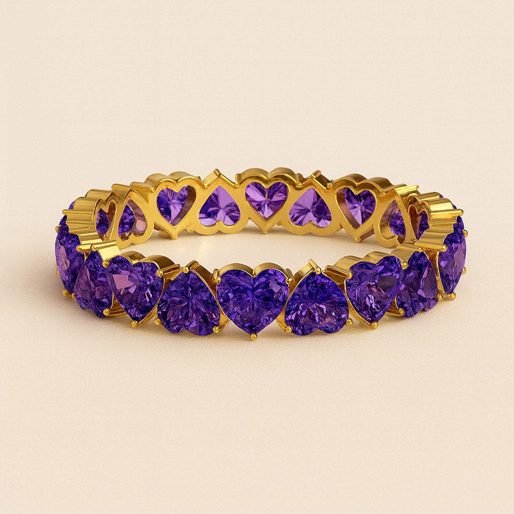 ANUSHKA JAIN JEWELLERY Lavender Love Eternity Ring