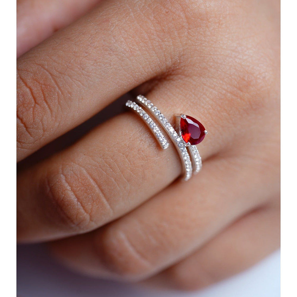 ANUSHKA JAIN JEWELLERY Scarlet Spiral Ring