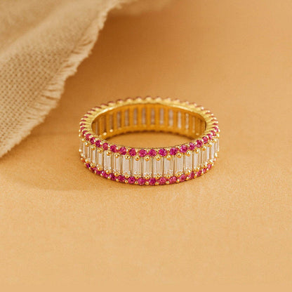 ANUSHKA JAIN JEWELLERY White Radiance Eternity Ring