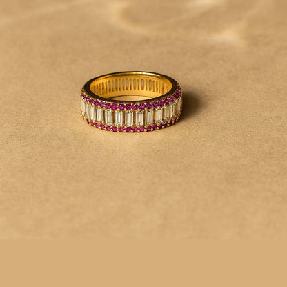 ANUSHKA JAIN JEWELLERY White Radiance Eternity Ring