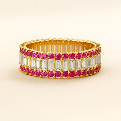 ANUSHKA JAIN JEWELLERY White Radiance Eternity Ring