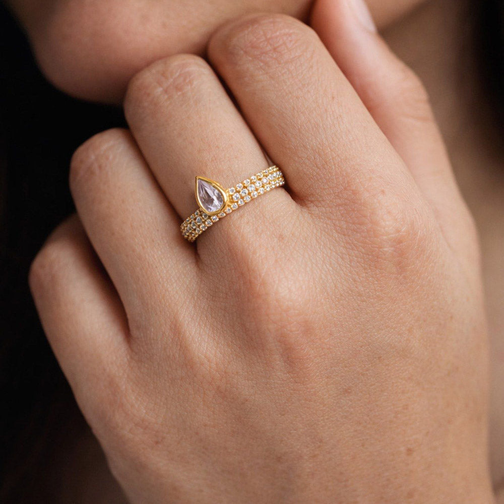 ANUSHKA JAIN JEWELLERY White Serenity Ring