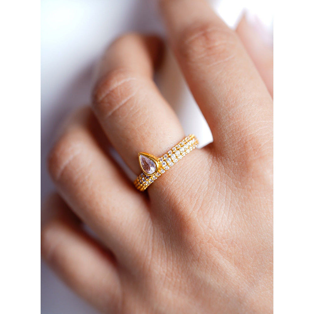 ANUSHKA JAIN JEWELLERY White Serenity Ring