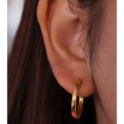ANUSHKA JAIN JEWELLERY Plain Hoops