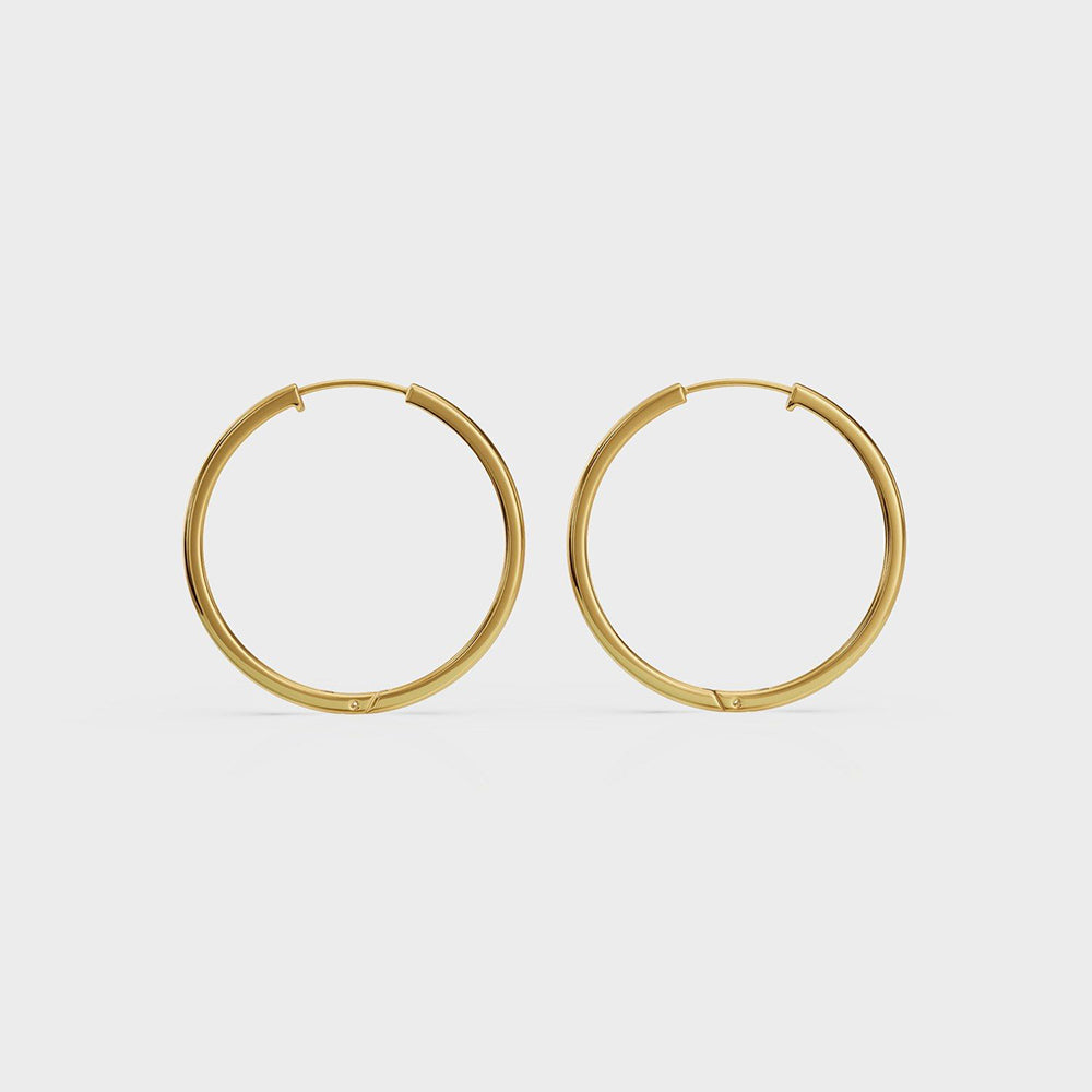 ANUSHKA JAIN JEWELLERY Plain Hoops