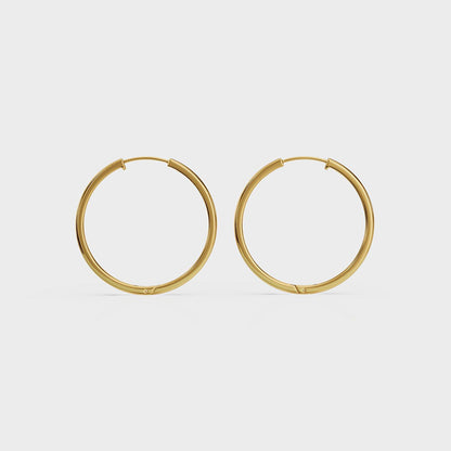 ANUSHKA JAIN JEWELLERY Plain Hoops
