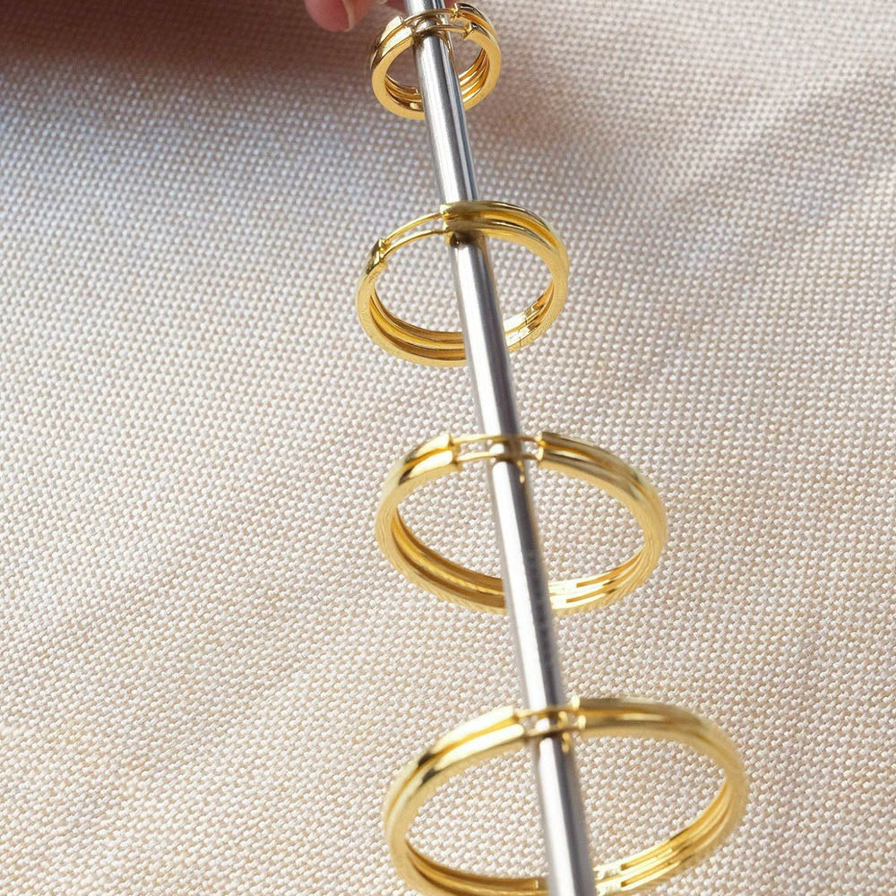 ANUSHKA JAIN JEWELLERY Plain Hoops