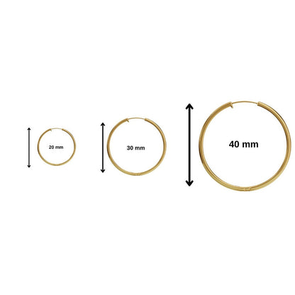 ANUSHKA JAIN JEWELLERY Plain Hoops