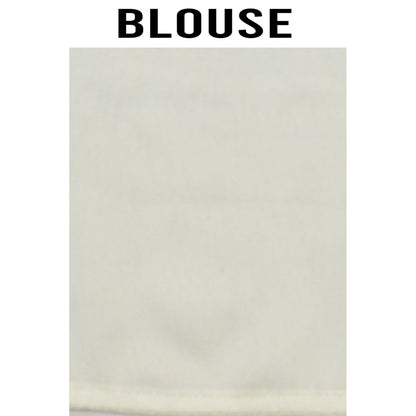 Aparnaa White Organza Pearl Embroidered Border Saree with Unstitched Blouse