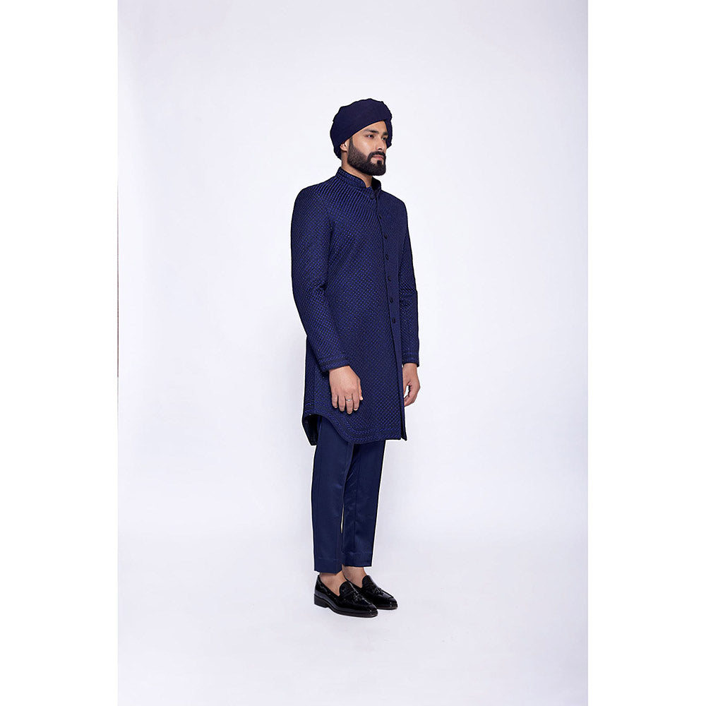 Arjun Kilachand Hand Embroidered Sherwani (Set of 2)