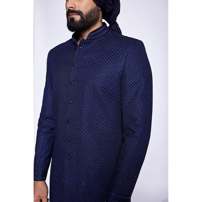 Arjun Kilachand Hand Embroidered Sherwani (Set of 2)
