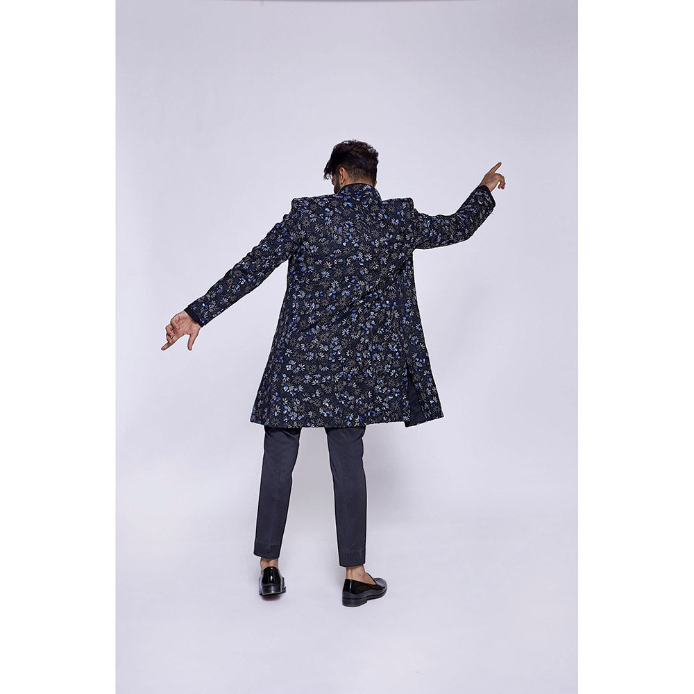 Arjun Kilachand Hand Embroidered Sherwani (Set of 3)