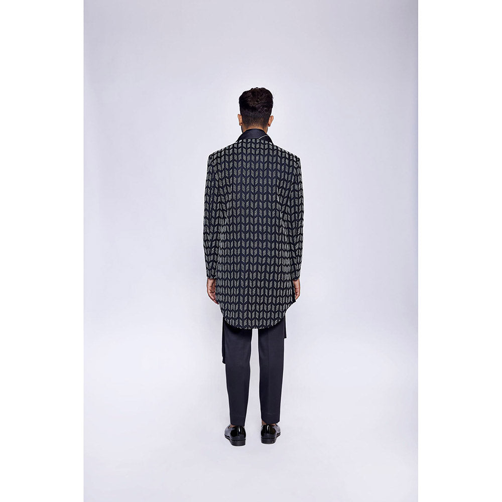 Arjun Kilachand Hand Embroidered Sherwani (Set of 2)