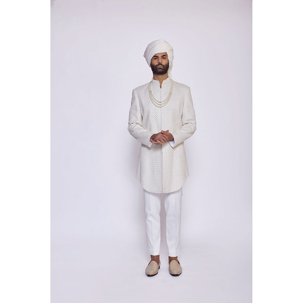 Arjun Kilachand Hand Embroidered Sherwani (Set of 2)