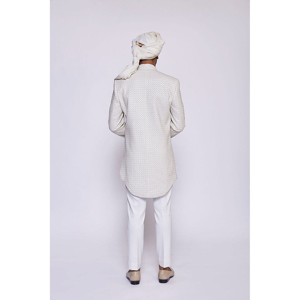 Arjun Kilachand Hand Embroidered Sherwani (Set of 2)