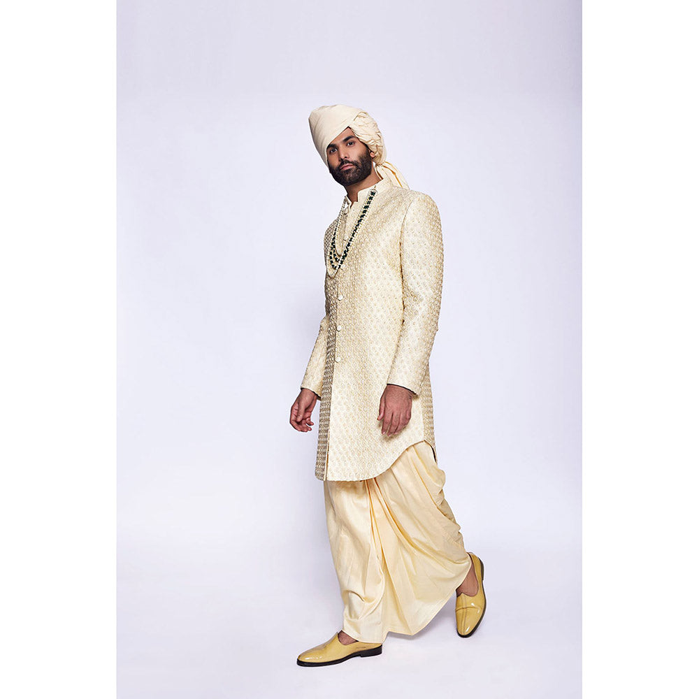 Arjun Kilachand Hand Embroidered Sherwani (Set of 2)