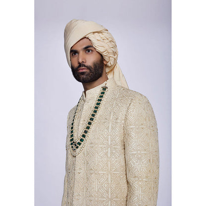Arjun Kilachand Hand Embroidered Sherwani (Set of 2)