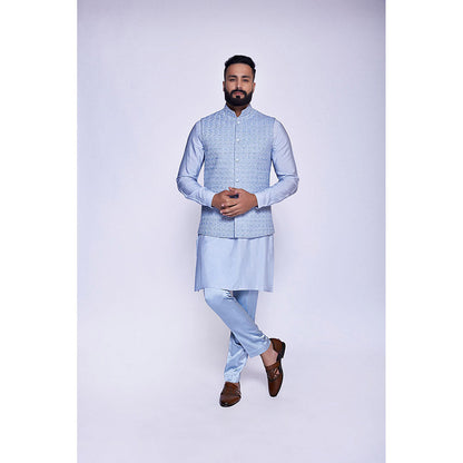 Arjun Kilachand Embroidered Bundi (Set of 3)