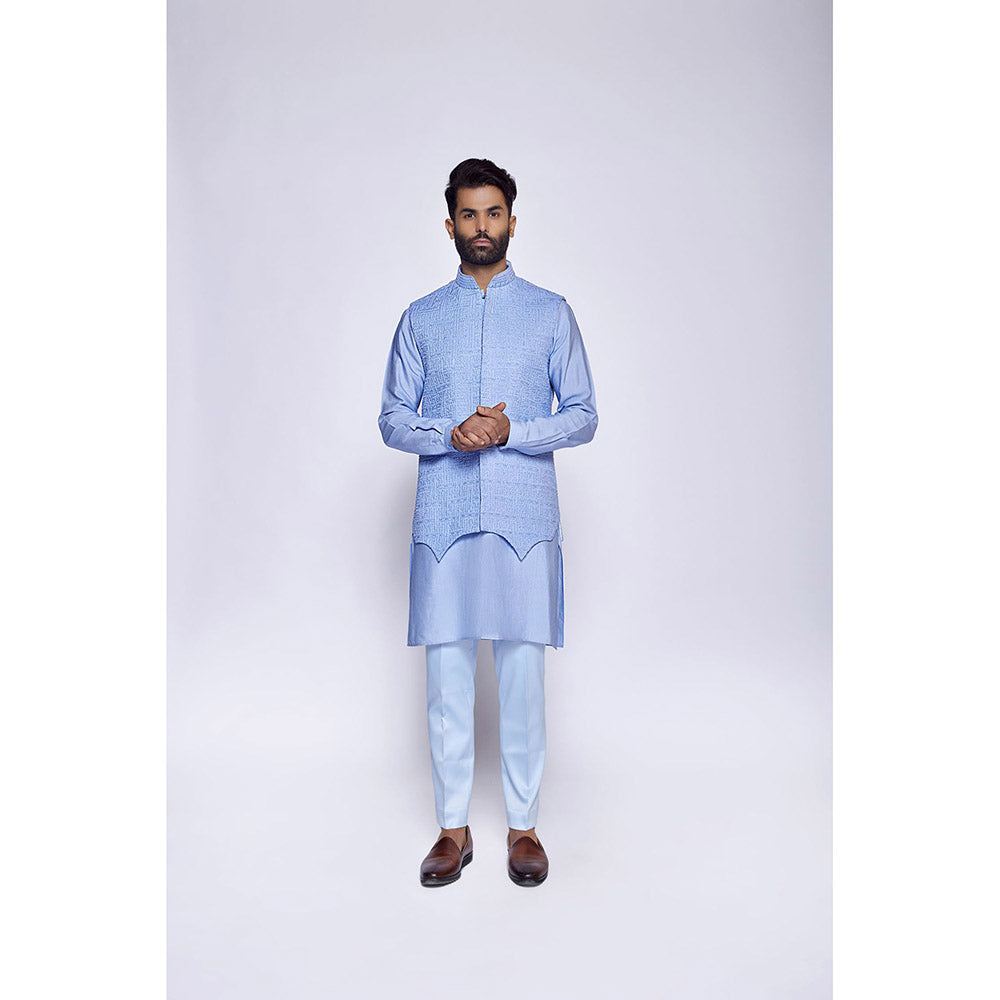 Arjun Kilachand Embroidered Bundi (Set of 3)