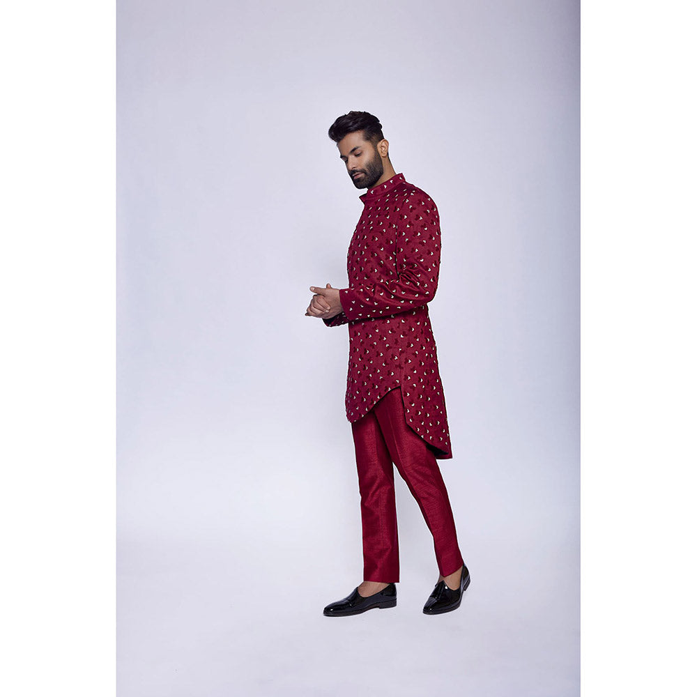 Arjun Kilachand Embroidered Fusion Jacket (Set of 2)