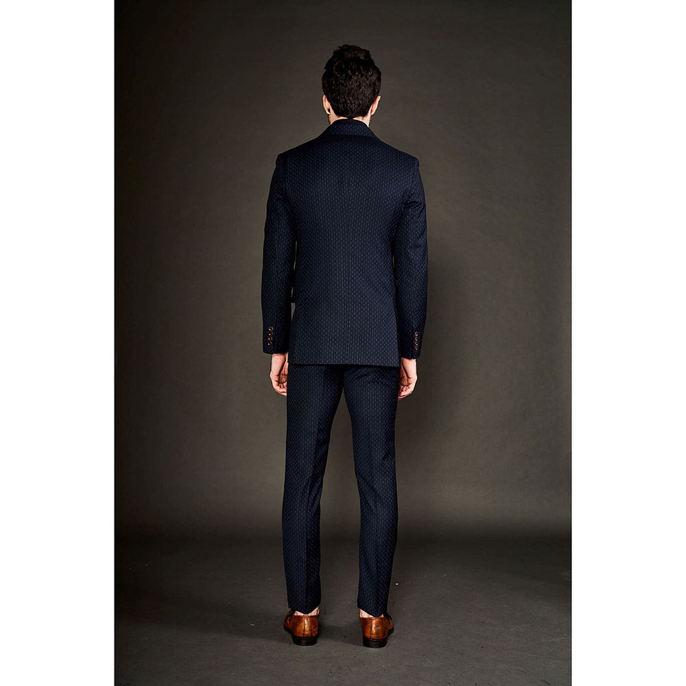 Arjun Kilachand Birdseye Suit (Set of 3)