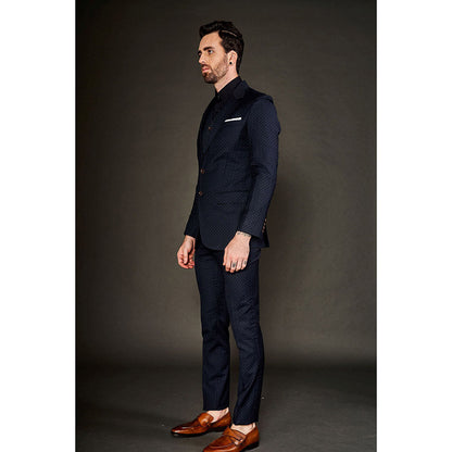 Arjun Kilachand Birdseye Suit (Set of 3)