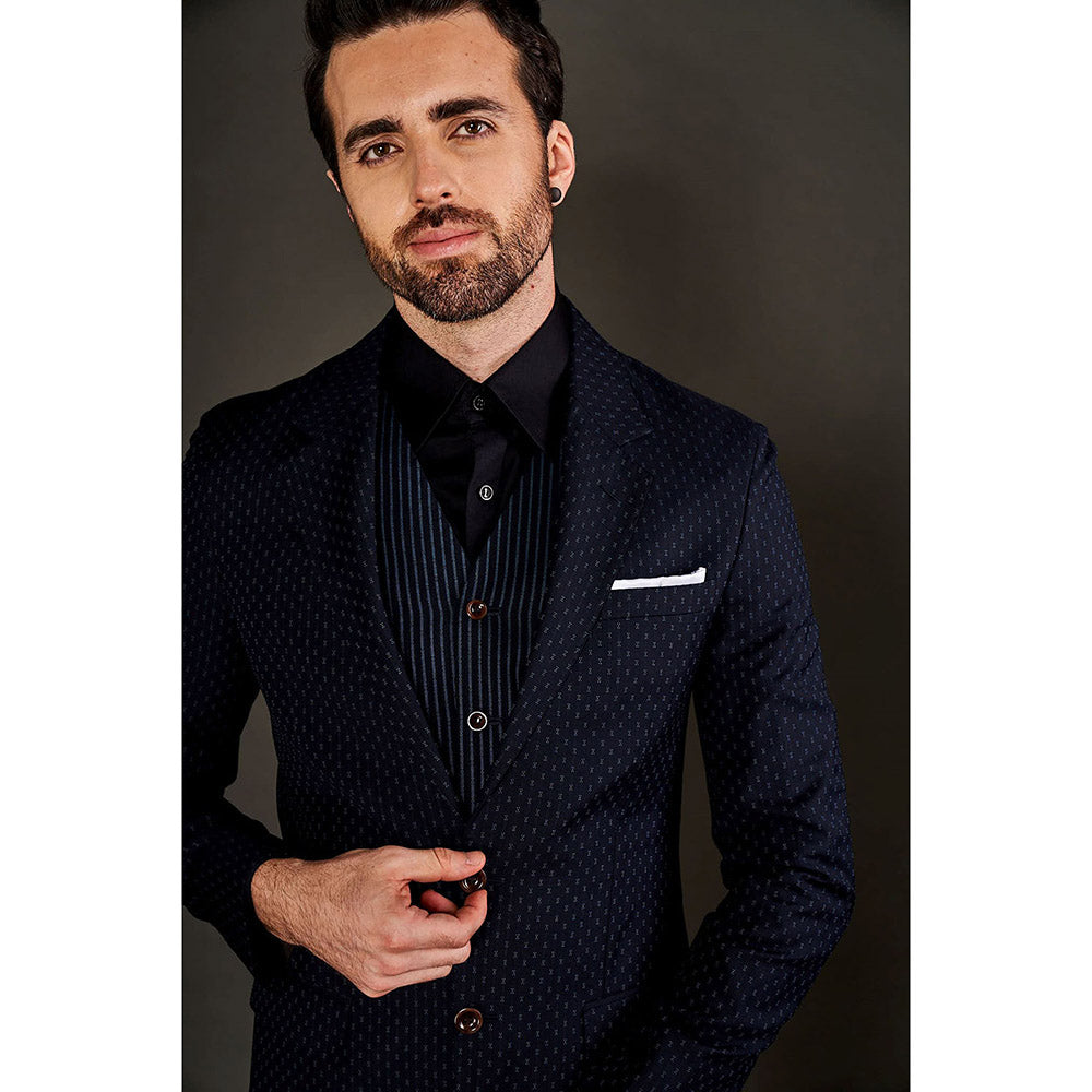 Arjun Kilachand Birdseye Suit (Set of 3)