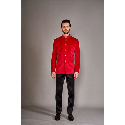 Arjun Kilachand Velvet Bandgala Jacket
